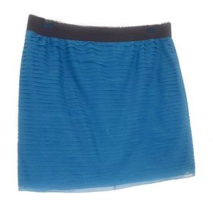Xhilaration blue mini skirt - Size L - Tulle pleats and stretchy
